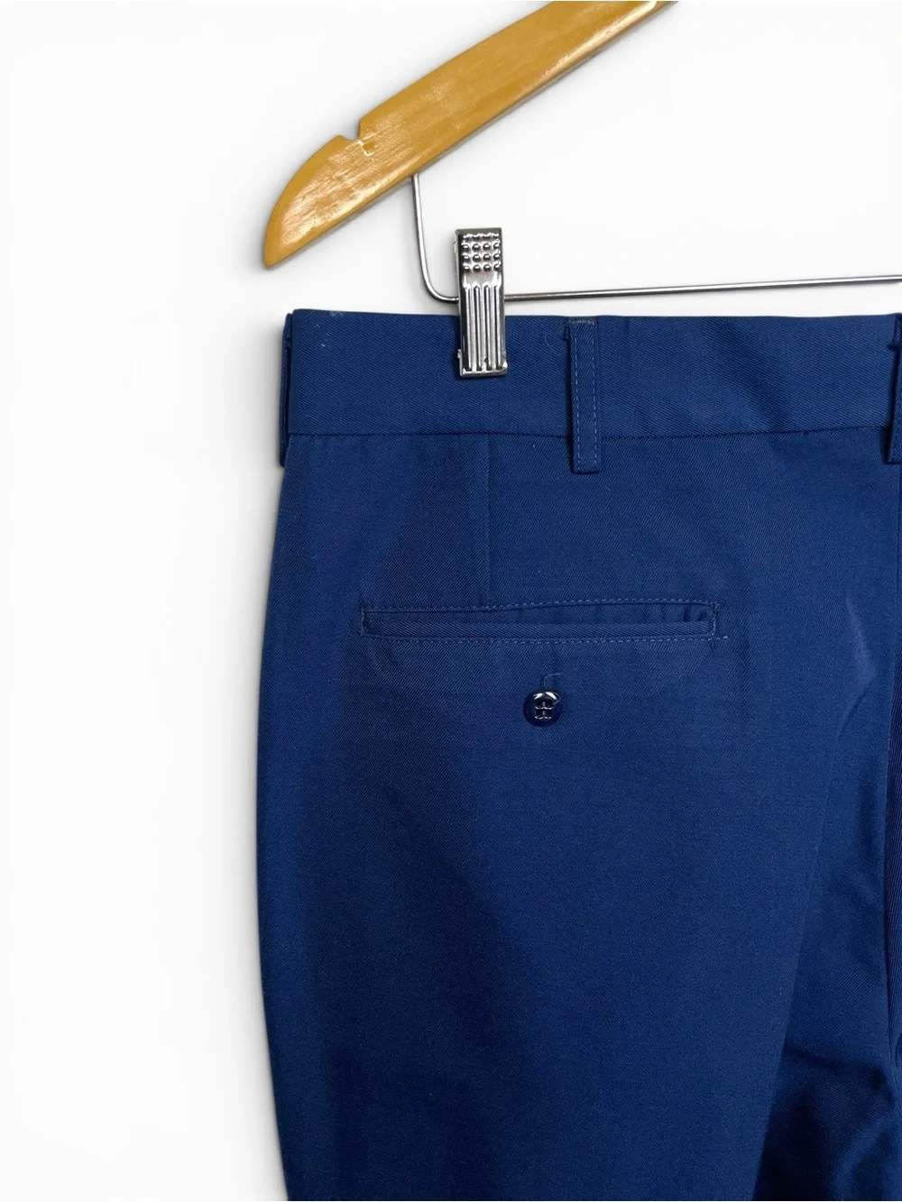 Men's marine military Navy Dress Pants with Red Side Stripe wool 36L